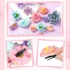 BBTO BBTO 21 Pcs Flower Hair Clip Rose Hair Clips