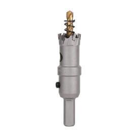 Vearter 19.5 mm Carbide Hole Saw, TCT Hole Drill Bit with Pilot Drill, Carbide Drill Bit for Metal, Stainless Steel, Mild Steel, Aluminium, Copper, Iron, Plastic, Fibreglass