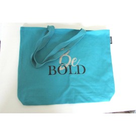 Lancôme Lancome Summer Tote Canvas Large Beach Bag in Dark Red / Blue-green - Blue-green