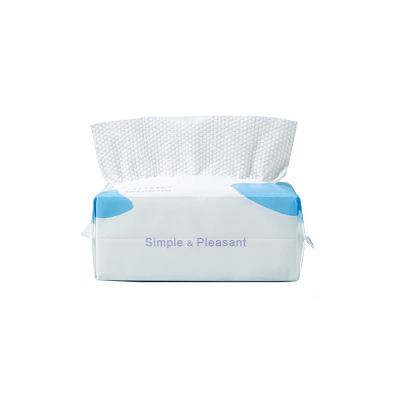 Gesichtstücher, Einweg-Handtücher, 100 Stück, 1 Packung, Weiß (100 Stück, 1