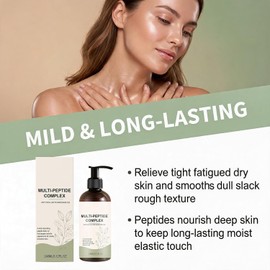 Aceite corporal multipéptido,aceite anticelulítico,rápida absorción. (3PCS) Aceite corporal hidratante antiedad, ligero no graso, deja piel suave, reduce líneas expresión, reafirma piel tensa flácida.