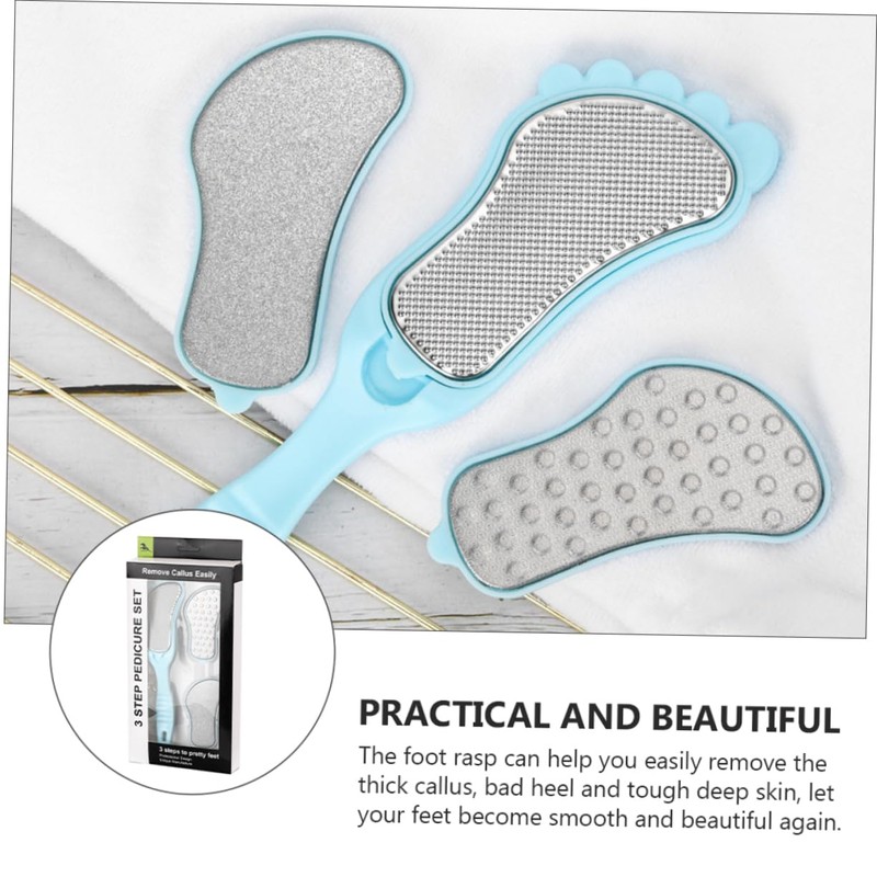 Baluue 1Set Portable Foot Skin Rasp Practical Foot File for