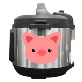 Pink Piggie - 6 inch Vinyl Decals for Instant Pot Appliances