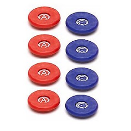 8 American Replacement Shuffleboard Puck Tops 2-5/16"