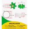 4-Pack 6303-0007-P Impeller Replacement Kit | Polyurethane Impeller & O-Ring