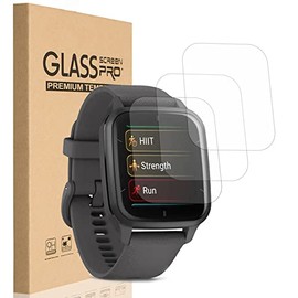HEYUS [3 Pack] for Garmin Venu SQ 2 1 TPU Screen Protector Guard Film No Bubbling Scratch Resistant Full Coverage Screen Covers for Garmin Venu SQ 2/1 Smartwatch
