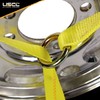 US Cargo Control Side Mount Wheel Net with Ratchet and