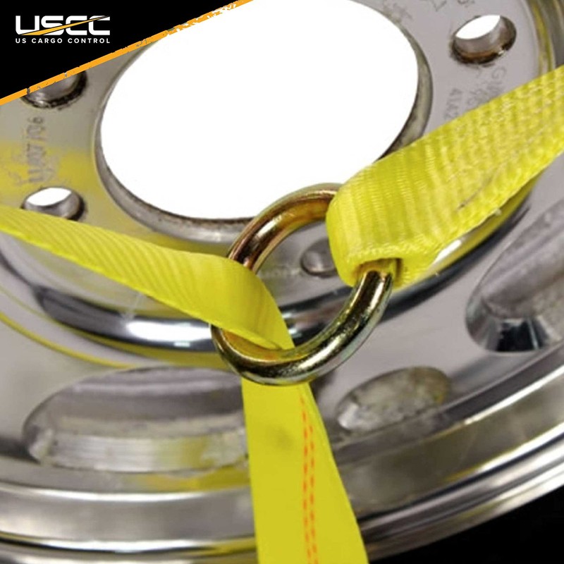 US Cargo Control Side Mount Wheel Net with Ratchet and