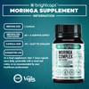 Brightcaps Moringa Complex - 3000mg Moringa Powder enriched with Turmeric,