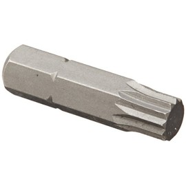 Wera 066160 Screwdriver Bit for Spline Screws, 0.25 inch (6.35 mm), Blade Size (XZN) M6, Total Length 1.0 inch (25 mm)