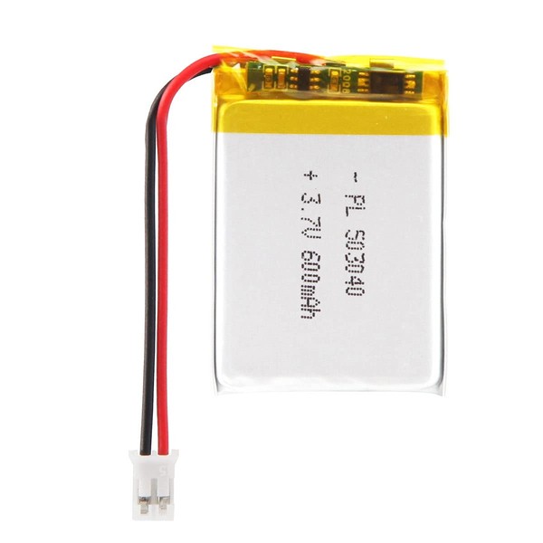 YDL 3.7V 600mAh 503040 Lipo Battery Rechargeable Lithium Polymer ion Battery Pack with PH2.0mm JST Connector