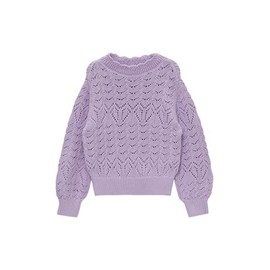 s.Oliver Girls Pullover with Pattern, 4725 Purple