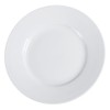 Yanco AC-6 ABCO Bread Plate, 6.25" Diameter, Porcelain, Super White,
