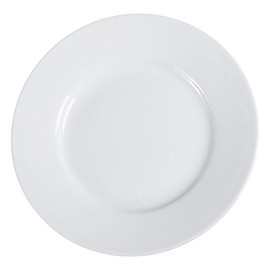 Yanco AC-6 ABCO Bread Plate, 6.25" Diameter, Porcelain, Super White, Pack of 36