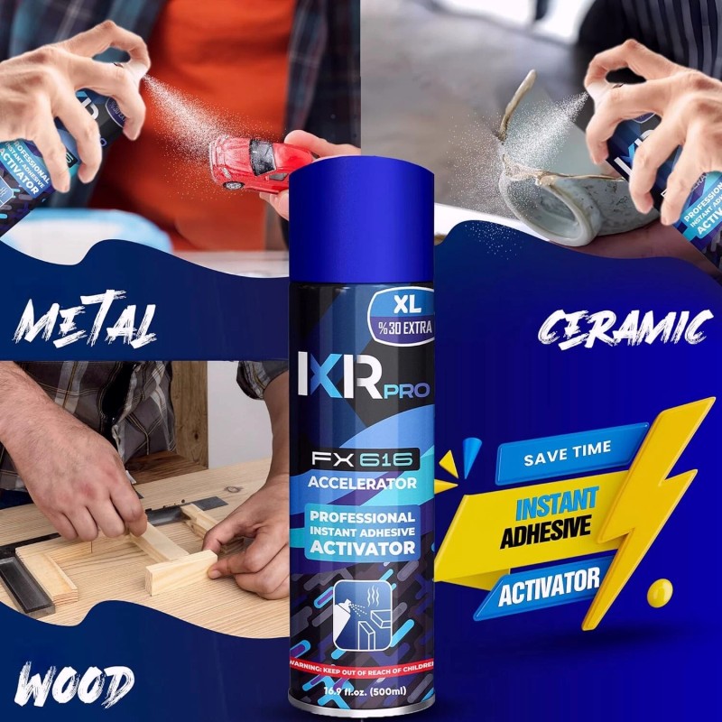ixirpro CA Glue Activator Spray (2x16.9 oz) – Super Glue