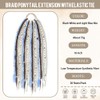 Boho Viking Braided Ponytail Extension on Hair Tie, 16 Inch