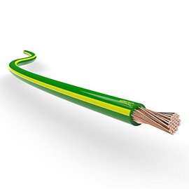 Automotive Wire 0.35 mm² Thin Wall Cable length 5m or 10m choice: (5m metre 0.35 mm² (AWG 22) copper wire, green-yellow)