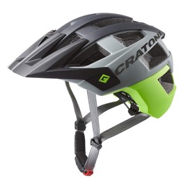 Cratoni Unisex - Adult AllSet Helmet, Black/Green, S/M | 54-58 cm