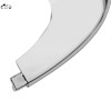 Unbranded Chrome Front Fender Mudguard Trim Tip For Harley FLHT
