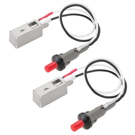 Hicello 2PCS 7510 Gas Barbecue Piezo Igniter Spare Part for Weber Barbecue Model 7510 Spirit E-210, Spirit 500/700, Genesis E-310/E-320, Genesis Silver B/C, Genesis Gold B/C, Platinum B/C, Igniter Kit