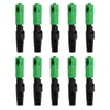 Laroal 10 Pcs SC Fiber Optic Quick Connector Single Mode