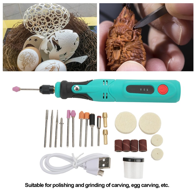 Jewelry Drill USB Charging 3 Levels Speed Regulation Cordless Design