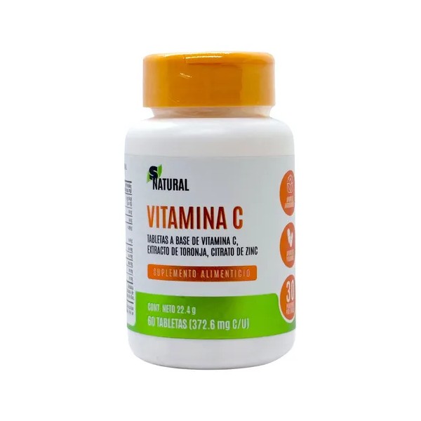 Vitamina C 60 Tabletas Snatural