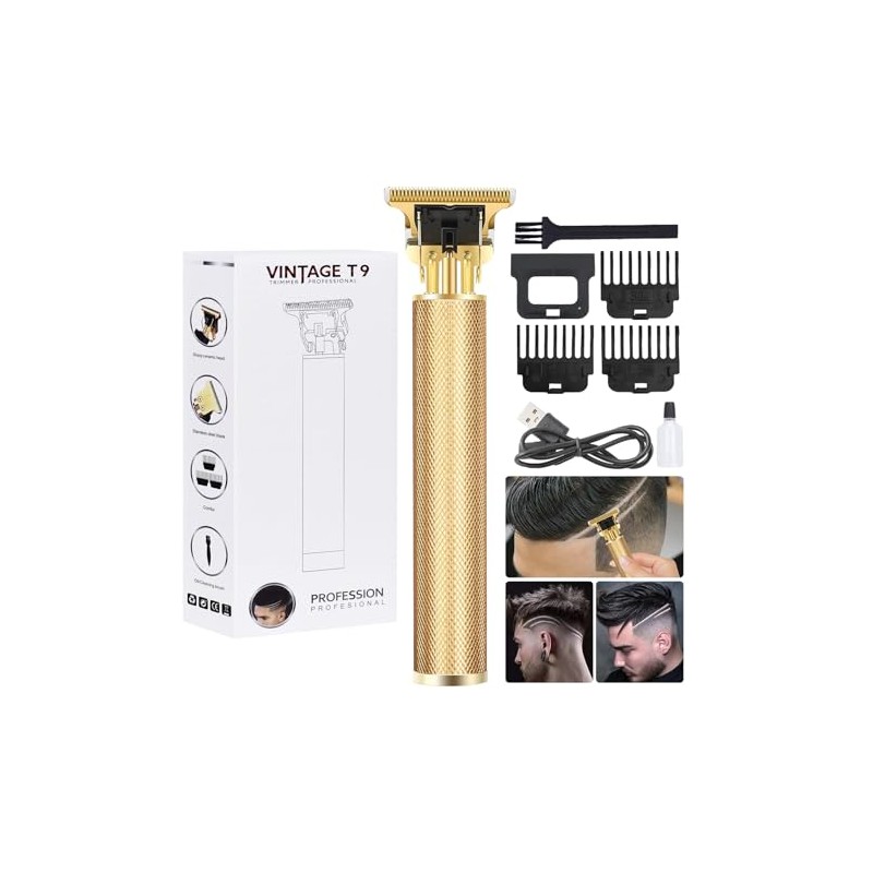 candyfouse Premium Cordless Beard and Hair Trimmer for Men, Professional