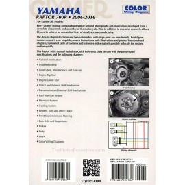 Yamaha Raptor 700R Repair Manual 2006-2016