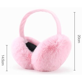 Ear Muffs Warm Furry Earmuffs Ear Warmers for Women Girls, Winter Faux Fur Ear Covers for Outdoor Use