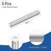 sourcing map M12x90mm Fully All Threaded Rod, 5Pcs 316 Stainless