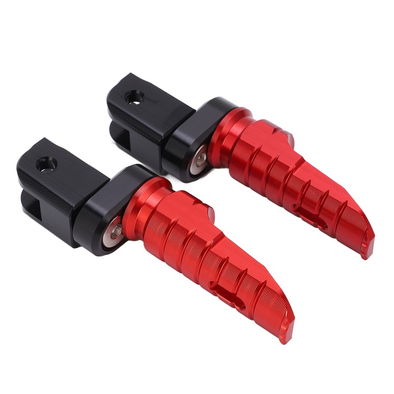 Motorcycle Front Footrests Aluminium Alloy Anti Slip Replacement for MV