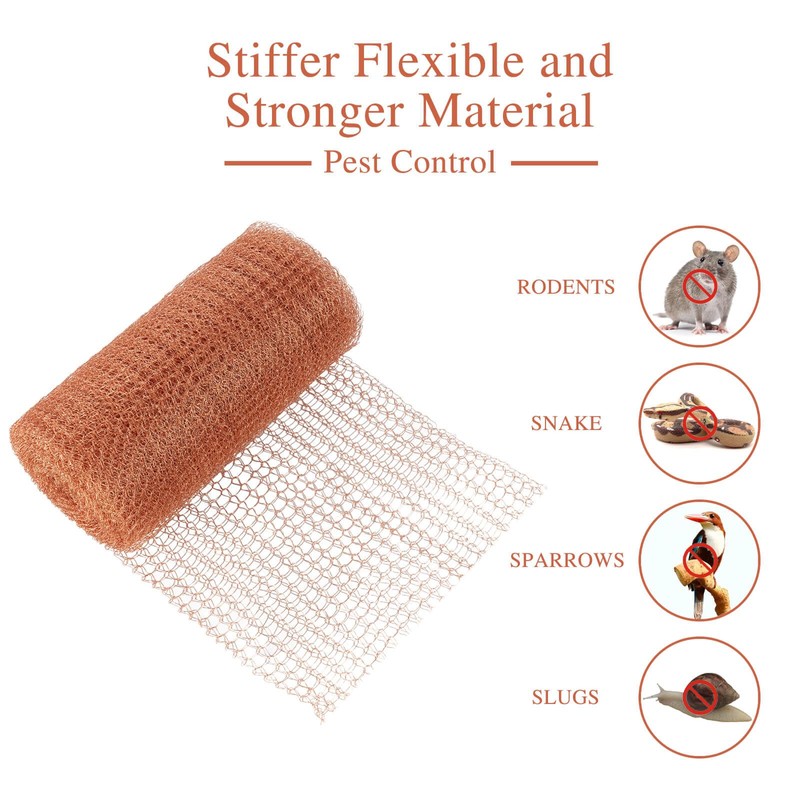 Copper Mesh Rodent Control,Rodent Proof Copper Wire Mesh,Copper Mesh Roll