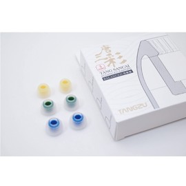 Linsoul TANGZU Tang Sancai Matte Texture Straight Tooth Grooves Eartips for IEMs, in-Ear Earphone, Audiophile Musician (S-3pairs)