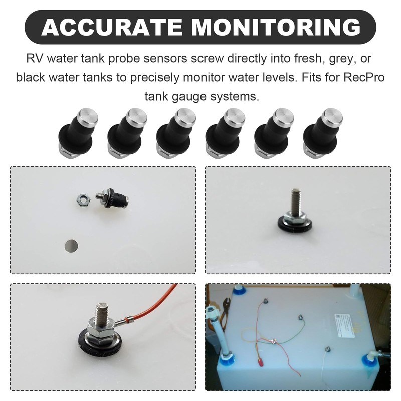 UYZO Water Tank Sensors for RecPro RV Water Tank Gauge