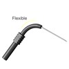 Cleqee 0.7mm Flexible Test Probes 10 Pcs Bendable PVC Needle