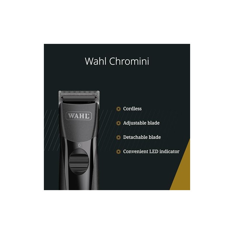 Wahl Chromini Wireless Trimmer - LED Charge Indicator & Quiet