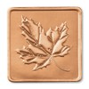 Maple Leaf Embossed Foil Certificate Seals, 32 Count (Copper)