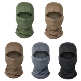 Breathable Full Face Mask with UV Protection - Motorcycle Balaclava for Outdoor Sports & Cold Weather Activities, A-multicolor, One Size