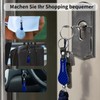 T-carbon Shopping Chip Keyring, Blue 2, Unit size