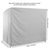 Garden Swing Seat Top Cover Waterproof Outdoor Courtyard Hammock Anti