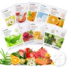 Ledeak 10 Pcs Sheet Mask, Vitamin C Collagen Face Masks,