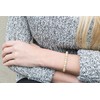 Golf Goddess Stroke/Score Counter Bracelet - Two Tone Silver and