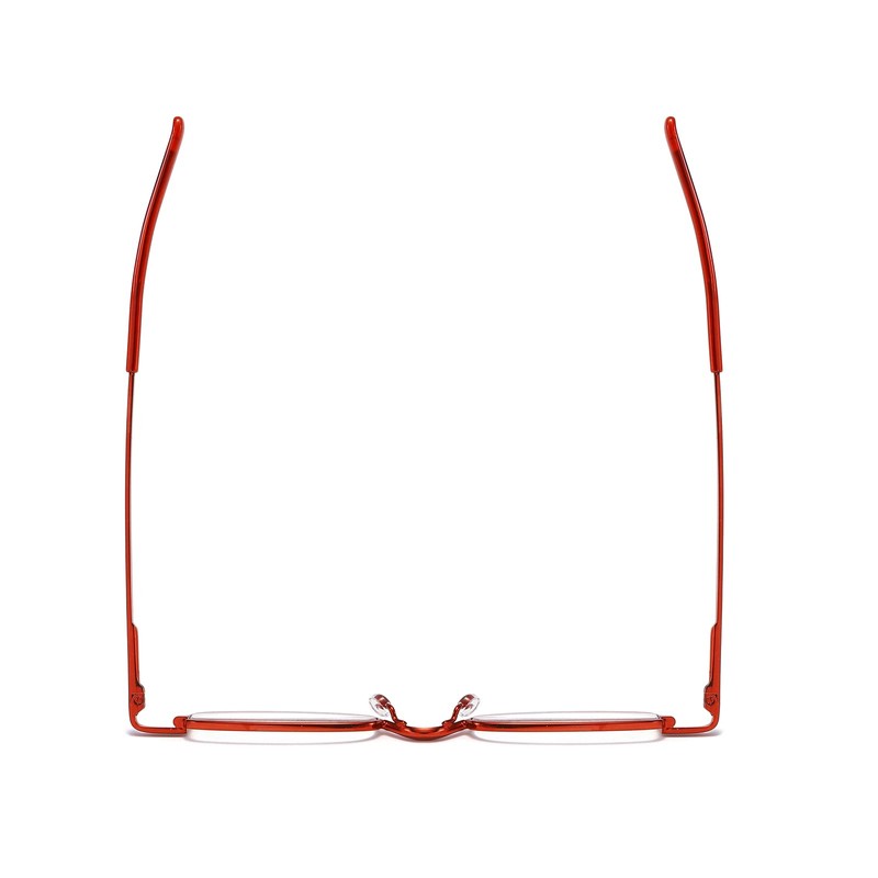 [REAVEE] 老眼鏡 ミニサイズフレーム メタル コンパクト ポケットに収納 軽量 男女兼用 おしゃれ ケース付き