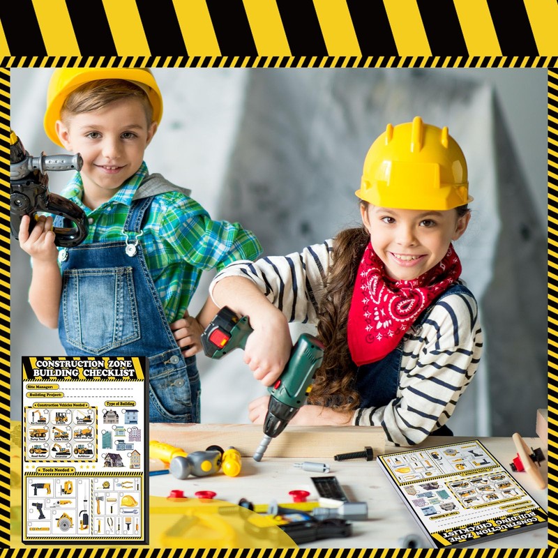 Eaasty 6 Pack Kids Pretend Play Notepads 4 x 6