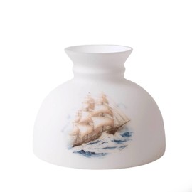 Aladdin 10" Sailing Clipper Glass Lamp Shade M543
