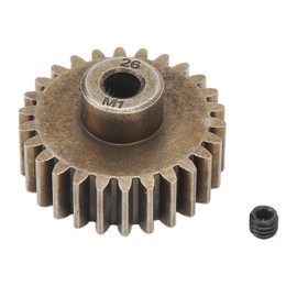 26T Hardened Pinion Gear for Traxxas 1/10 for X Maxx for Maxx RC Car Hardened Steel RC Motor Pinion Gear Fits 5mm Shaft Motor