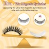 QUEWEL Magnetic Lashes Natural Look, Reusable Magnetic Eyelashes kit with