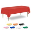 XHDA 6 Pack Red Party Table Cloth 54" x 108",