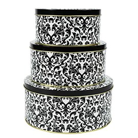 Black Duck Brand Set of 3 Nesting Tins! Perfect for Storing Cookies, Craft Supplies, Children's Toys, etc.